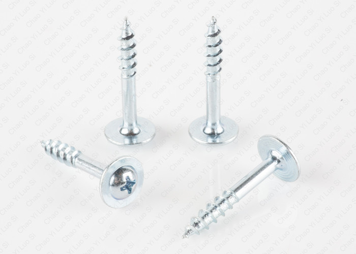 60mm Self Tapping Bolts For Aluminum  Exterior Wafer Head Partial Thread